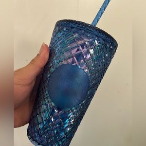 GRANDE Blue Jeweled Starbucks Cup 2022